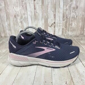 Brooks Adrenaline GTS 22 Women's Running Shoes Sneakers Blue Pink Size 10